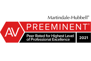 Martindale-Hubbell / Av Preeminent 2021 - Badge