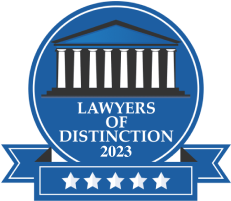 Lawyers of distinction 2023 - Badge